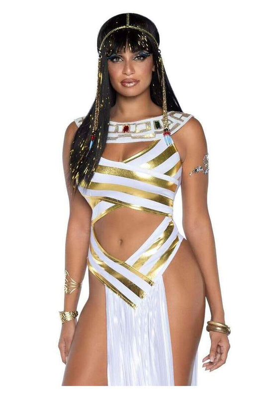 Leg Avenue Egyptian Goddess Cleopatra Costume in White