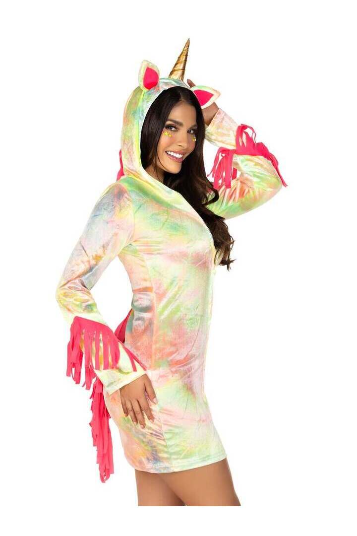 Leg Avenue Enchanted Unicorn Costume in Rainbow 2