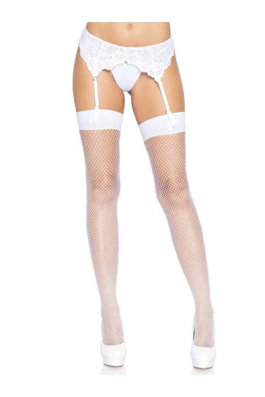 Leg Avenue Fiona Fishnet Thigh High Stockings in One Size 1