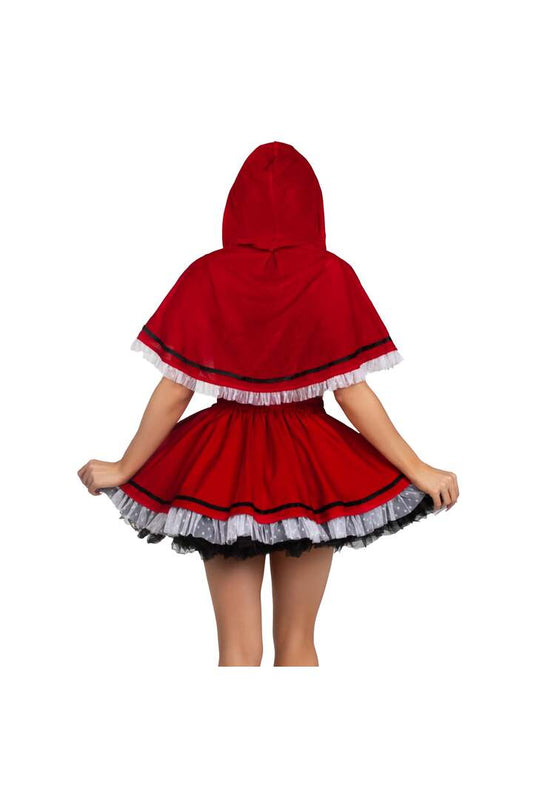 Leg Avenue Flirty Miss Red Riding Hood Costume Red 1