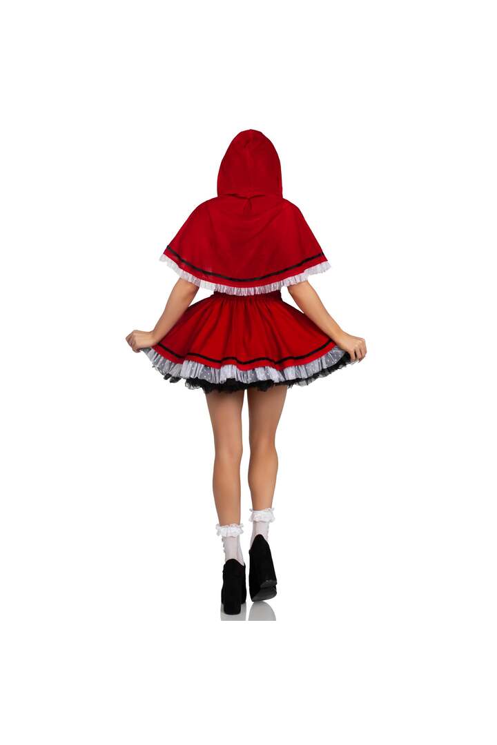 Leg Avenue Flirty Miss Red Riding Hood Costume Red 5