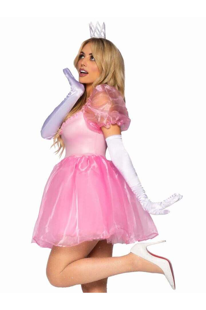 Leg Avenue Frosted Organza Babydoll Dress 2