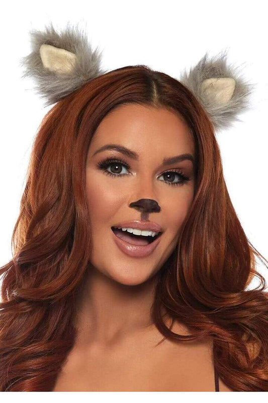 Leg Avenue Furry Animal Costume Ear Hair Clips in One Size 1