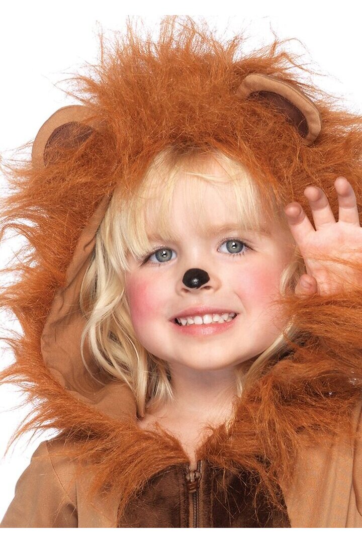 Leg Avenue Girl's Cuddly Lion Costume in Brown 5