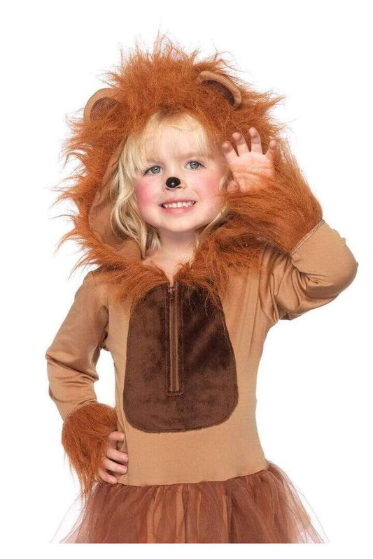 Leg Avenue Girl's Cuddly Lion Costume in Brown