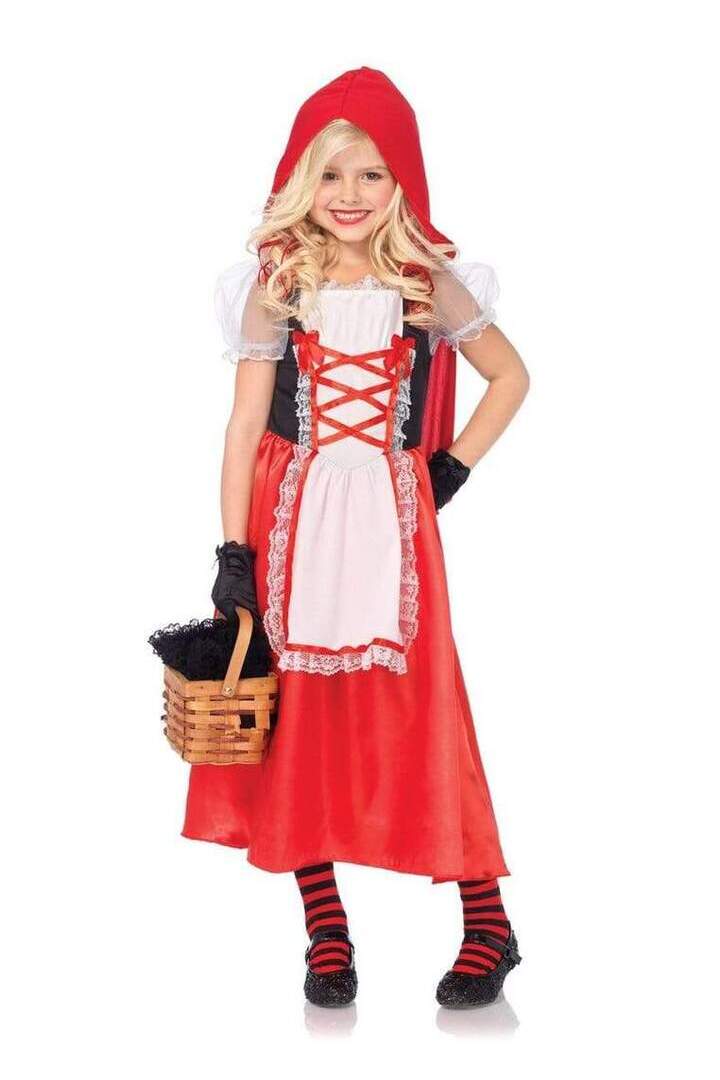 Leg Avenue Girl's Red Riding Hood Costume Red/Black in Small 2