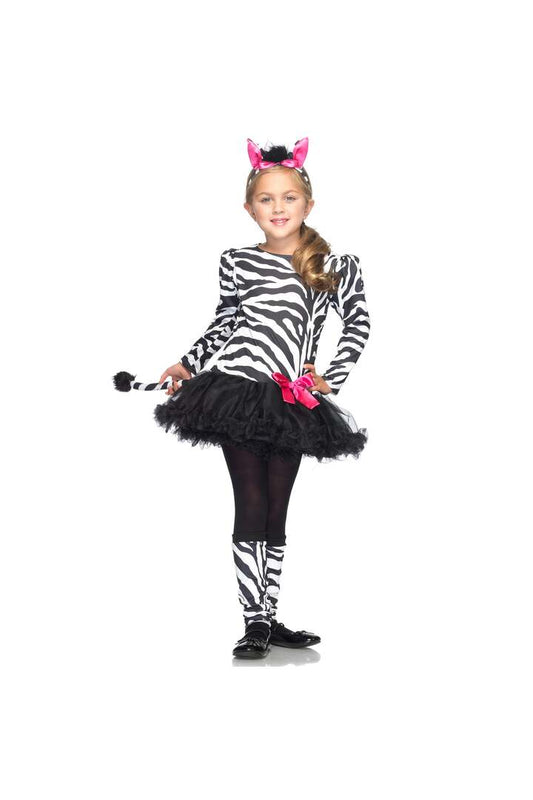 Leg Avenue Girl's Zebra Diva Costume in XS 1