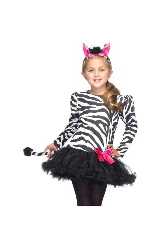 Leg Avenue Girl's Zebra Diva Costume in XS