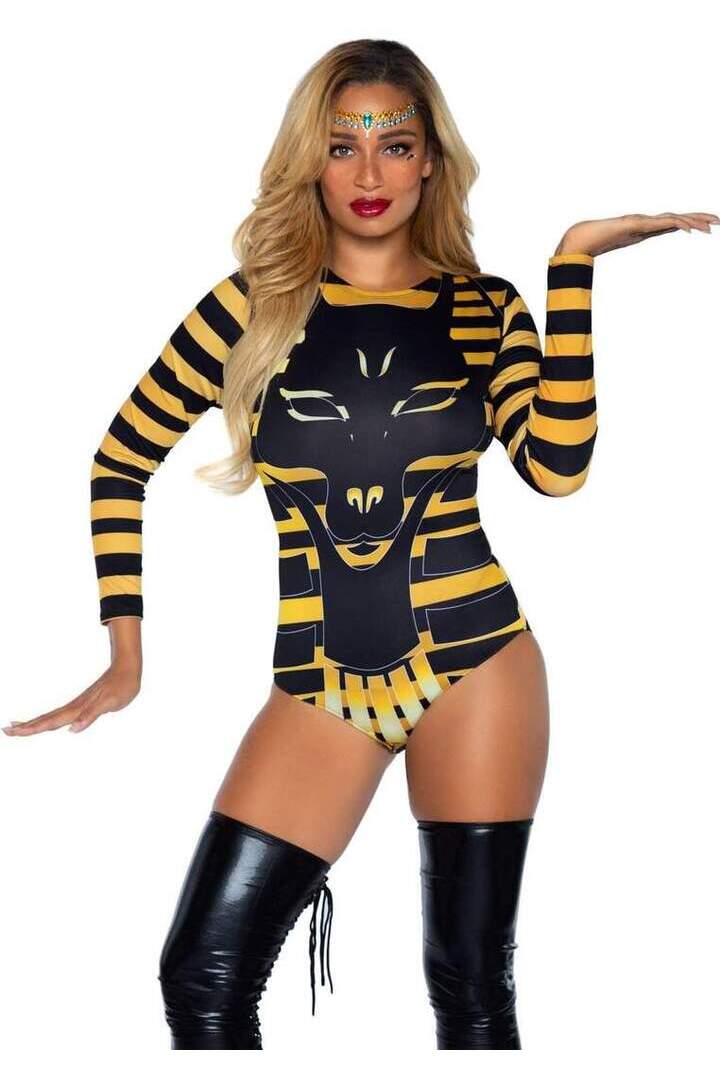 Leg Avenue Goddess Anubis Costume in Black/Gold 2