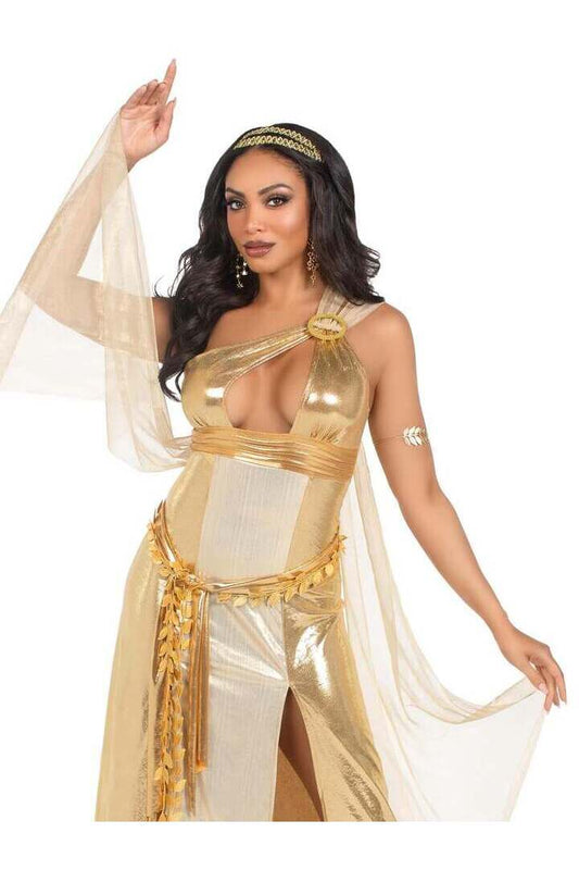 Leg Avenue Golden Goddess Costume in Gold