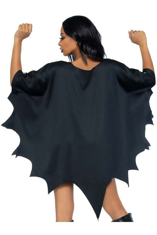 Leg Avenue Gothic Glitter Spider Web Costume Poncho in One Size 1