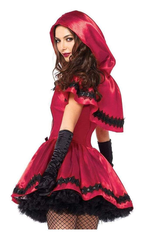 Leg Avenue Gothic Red Riding Hood Costume in Red/White 1