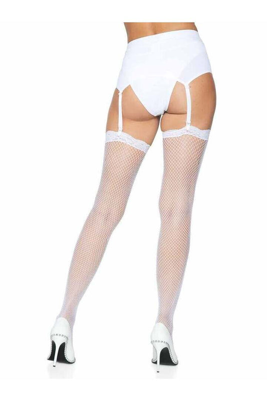 Leg Avenue Gwen Fishnet Thigh High Stockings in One Size 1