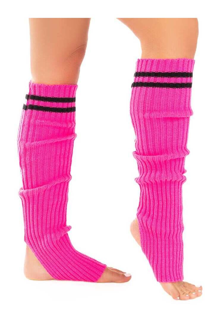 Leg Avenue Hailey Stirrup Leg Warmers in One Size 15