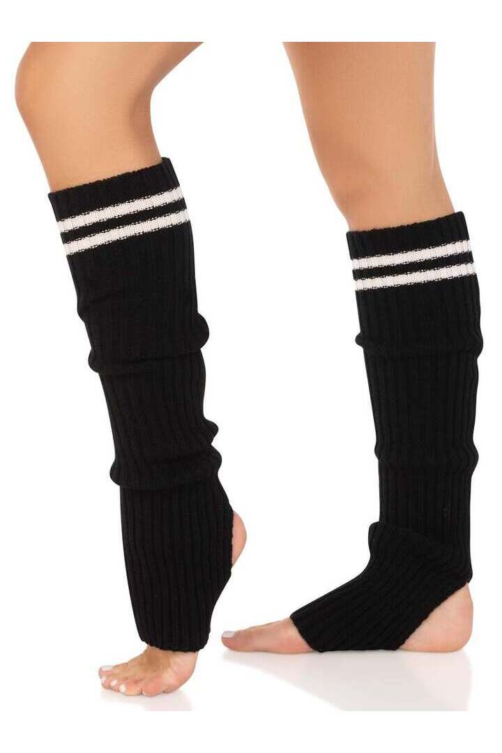 Leg Avenue Hailey Stirrup Leg Warmers in One Size 3