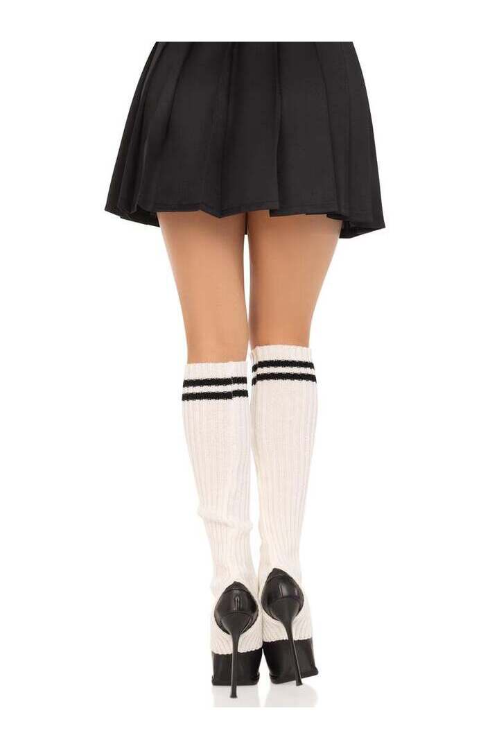 Leg Avenue Hailey Stirrup Leg Warmers in One Size 5