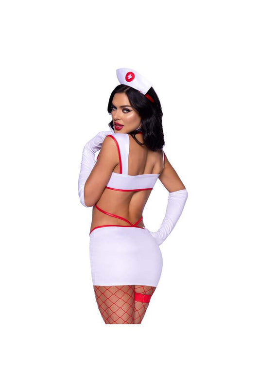 Leg Avenue Heartstopping Nurse Costume White 1