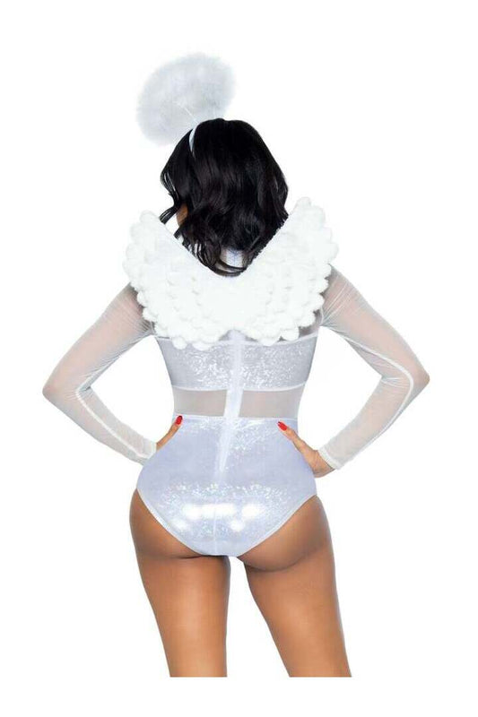 Leg Avenue Heavenly Angel Sexy Costume in White 1