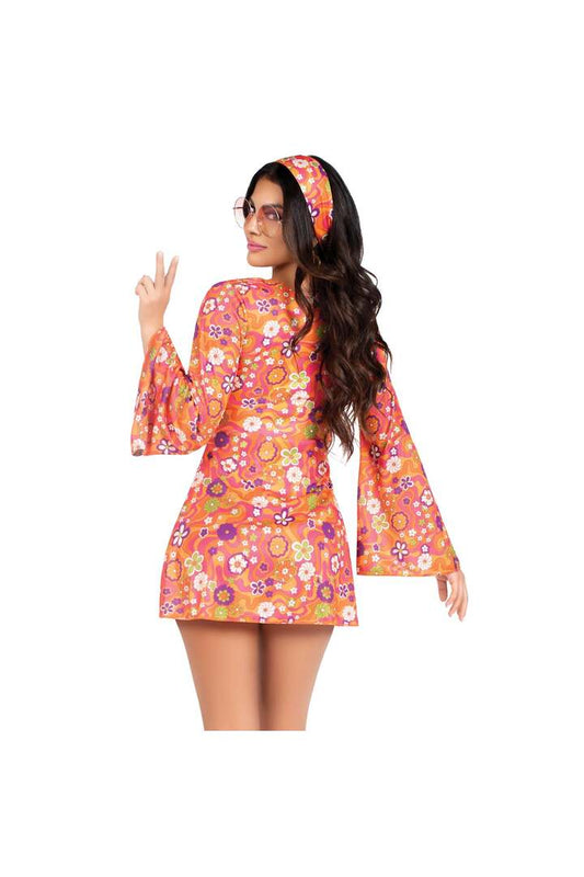 Leg Avenue Hippie Chick Costume Orange 1