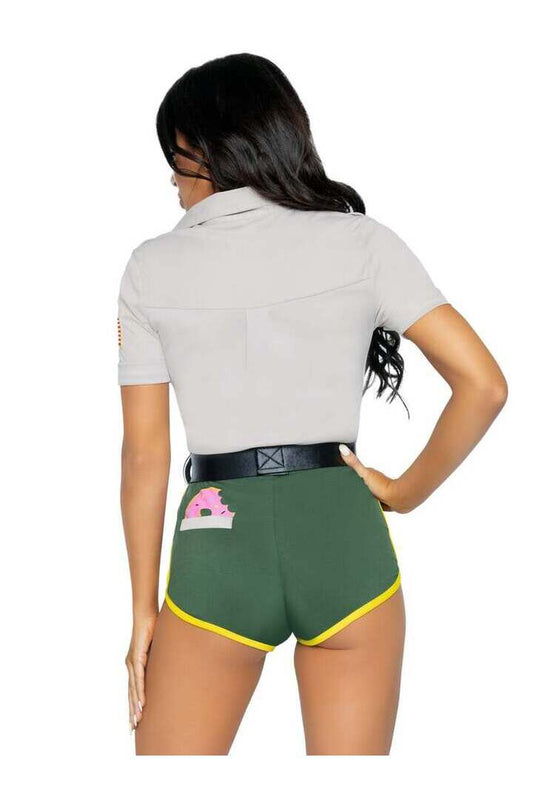Leg Avenue Hot Cop Trooper Costume in Khaki 1