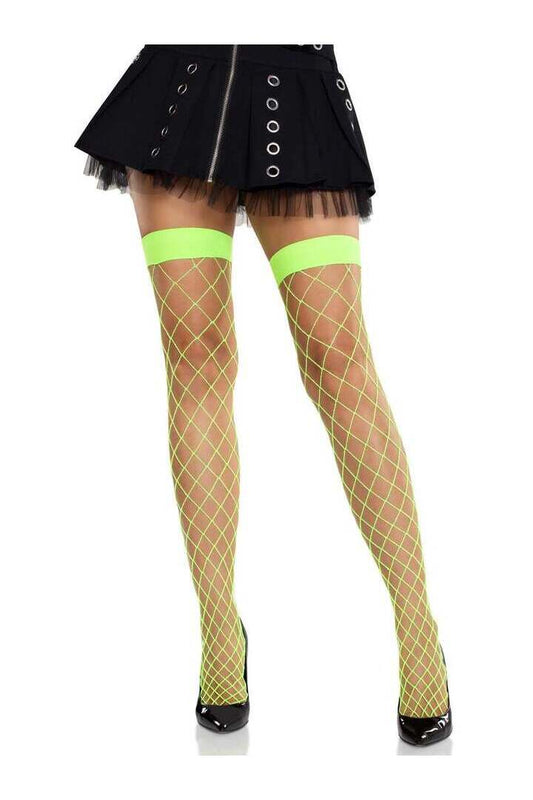 Leg Avenue Ida Net Thigh High Stockings in One Size