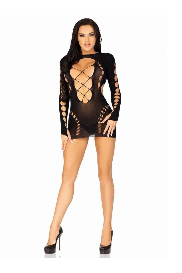 Leg Avenue Invite Only Seamless Mini Dress in One Size 10