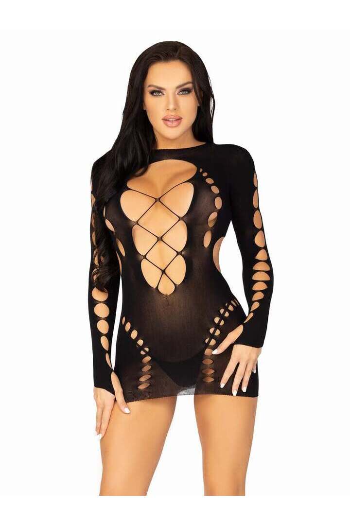 Leg Avenue Invite Only Seamless Mini Dress in One Size 6