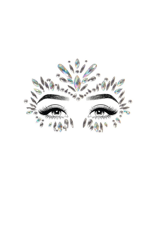 Leg Avenue Iris Jewels Sticker Clear in One Size
