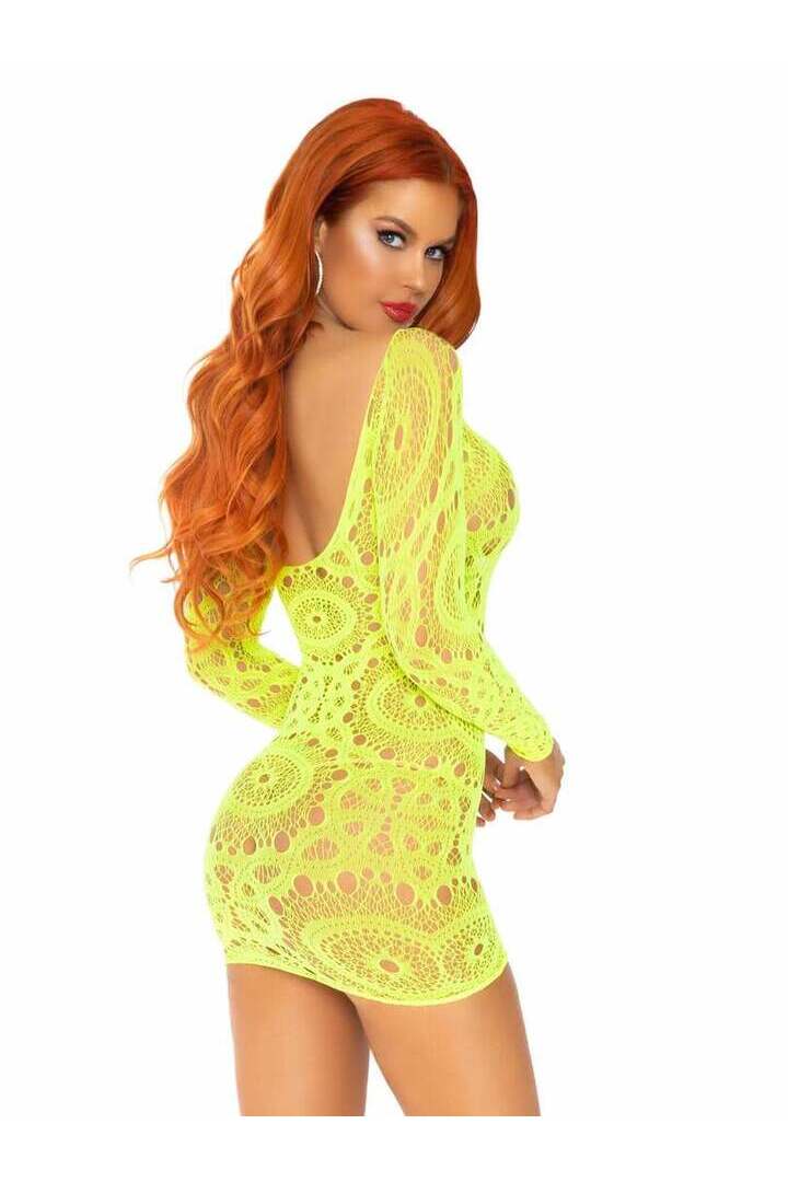 Leg Avenue Is This Love Lace Mini Dress in One Size 6