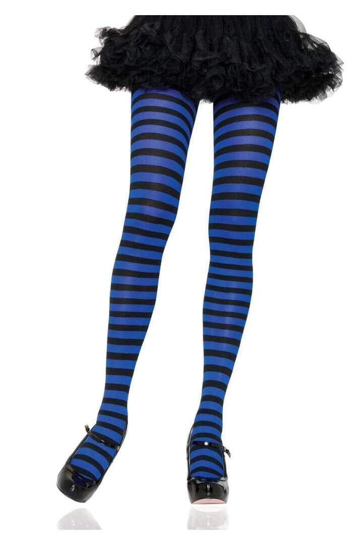 Leg Avenue Jada Striped Women's Tights in One Size 11