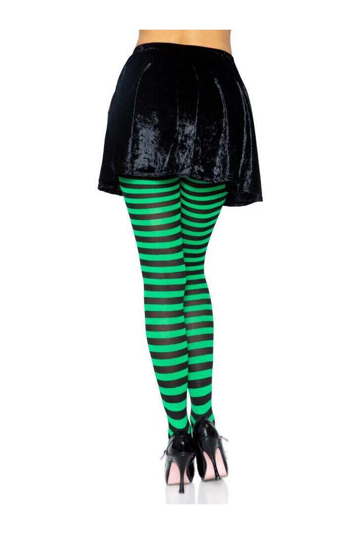 Leg Avenue Jada Striped Women's Tights in One Size 17