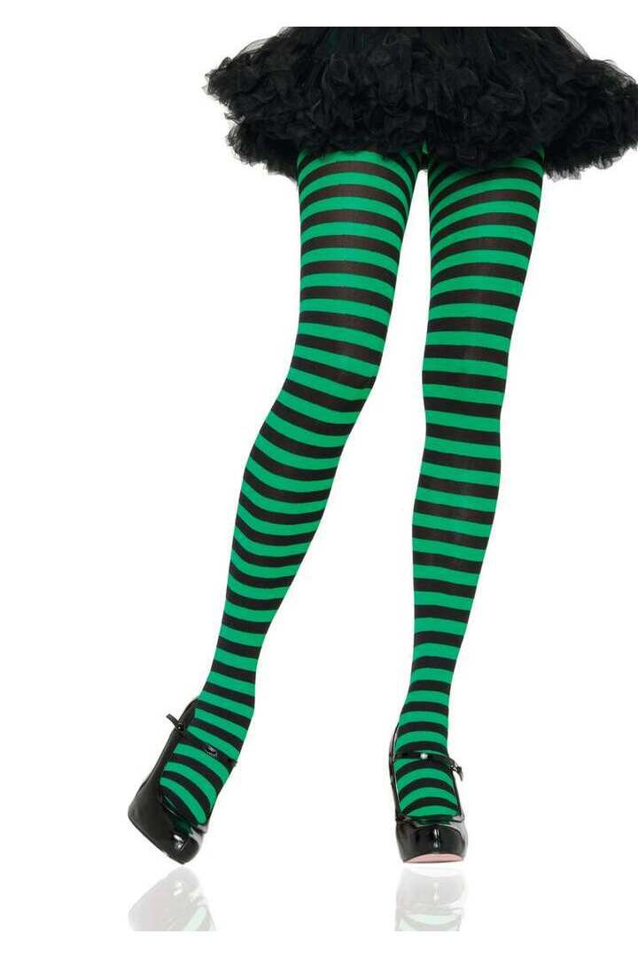 Leg Avenue Jada Striped Women's Tights in One Size 19
