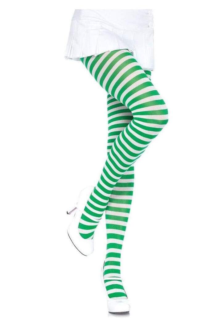 Leg Avenue Jada Striped Women's Tights in One Size 20