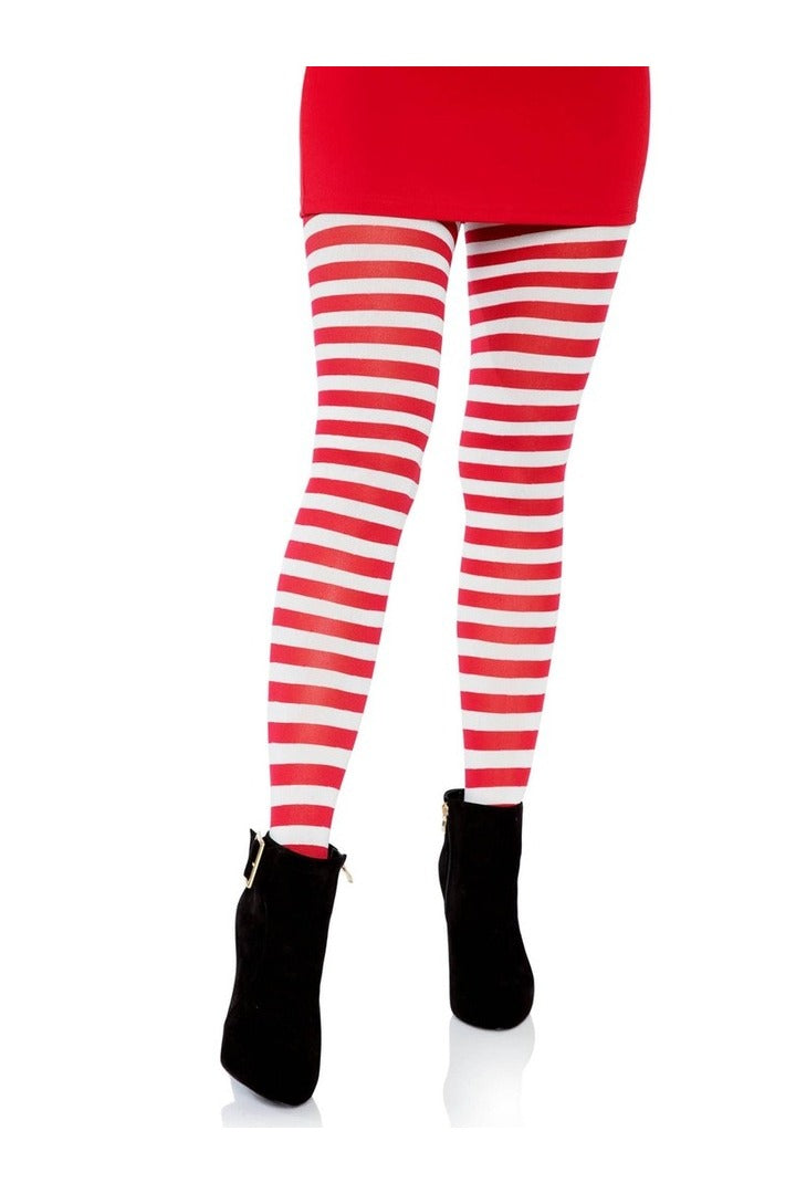 Leg Avenue Jada Striped Women's Tights in One Size 21