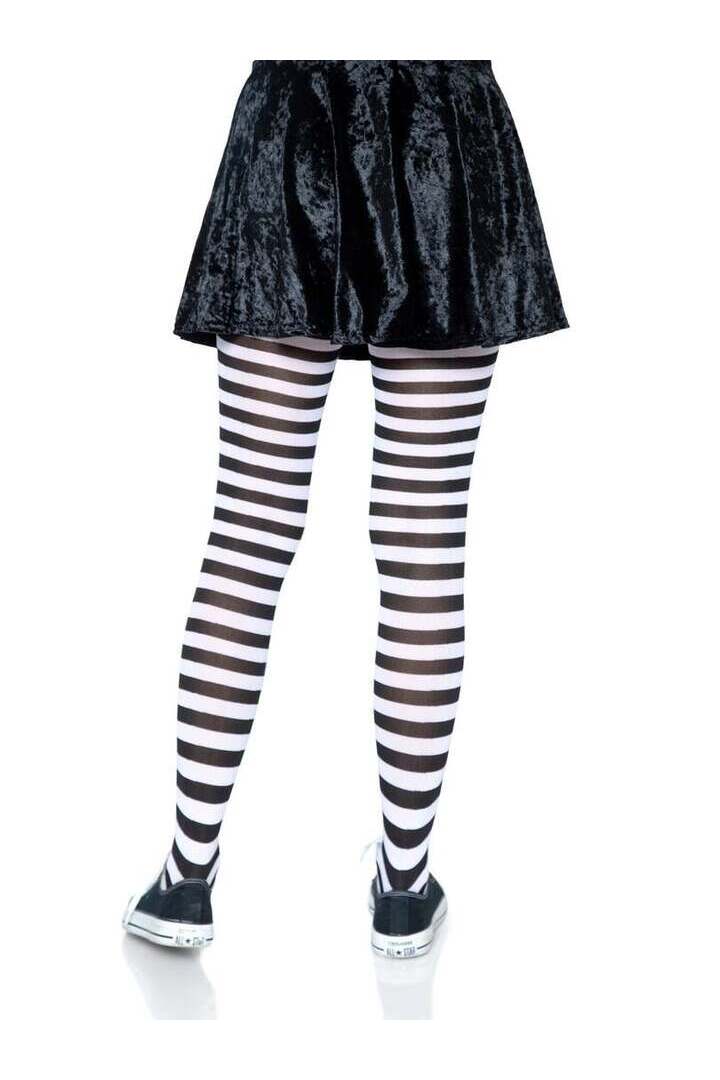 Leg Avenue Jada Striped Women's Tights in One Size 2