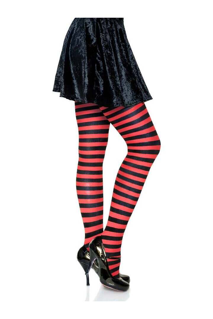 Leg Avenue Jada Striped Women's Tights in One Size 5