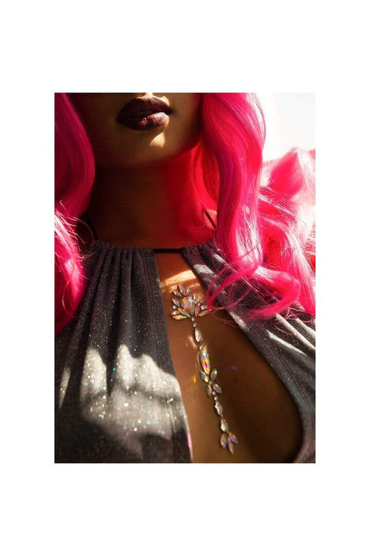 Leg Avenue Jade Jewels Sticker Clear in One Size 1