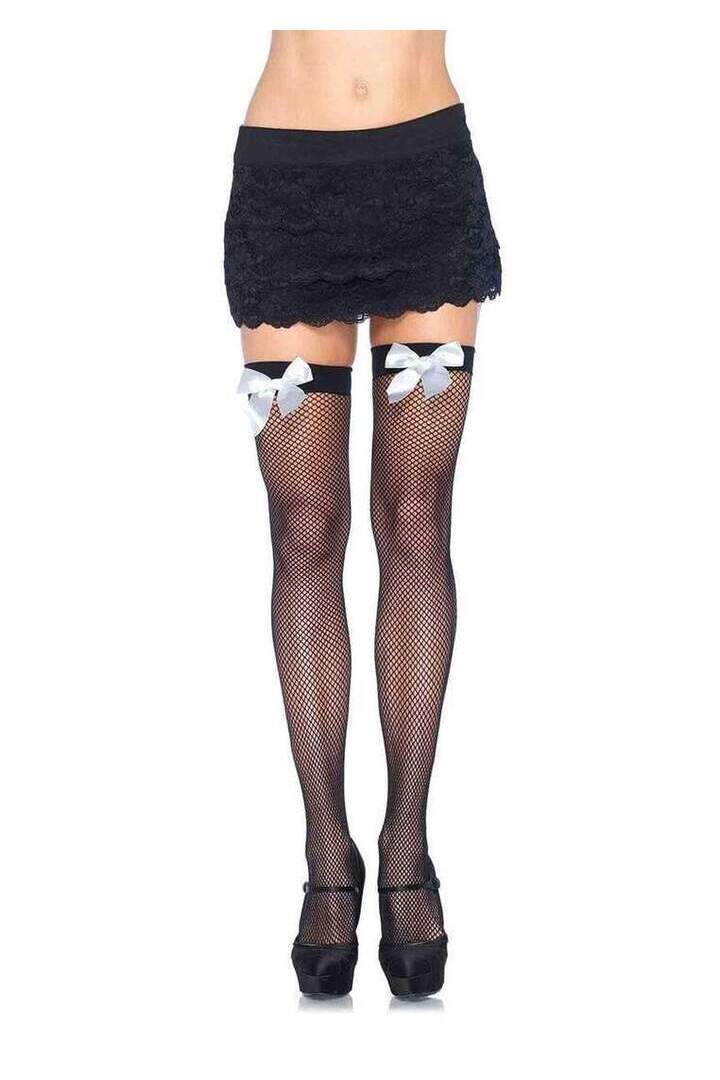 Leg Avenue Josi Fishnet Thigh Highs in One Size 8