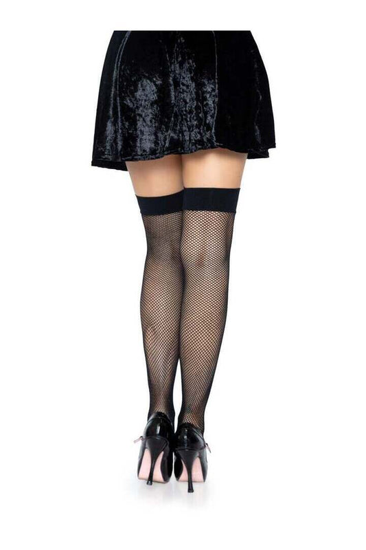 Leg Avenue Joy Fishnet Thigh High Stockings in One Size 1