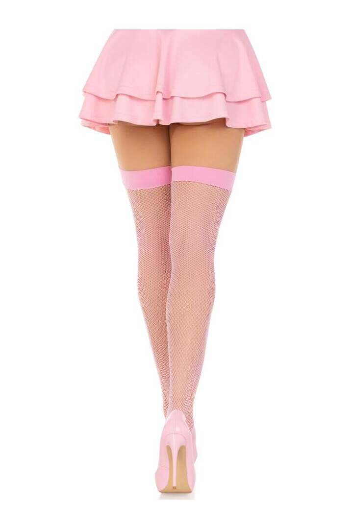 Leg Avenue Joy Fishnet Thigh High Stockings in One Size 4
