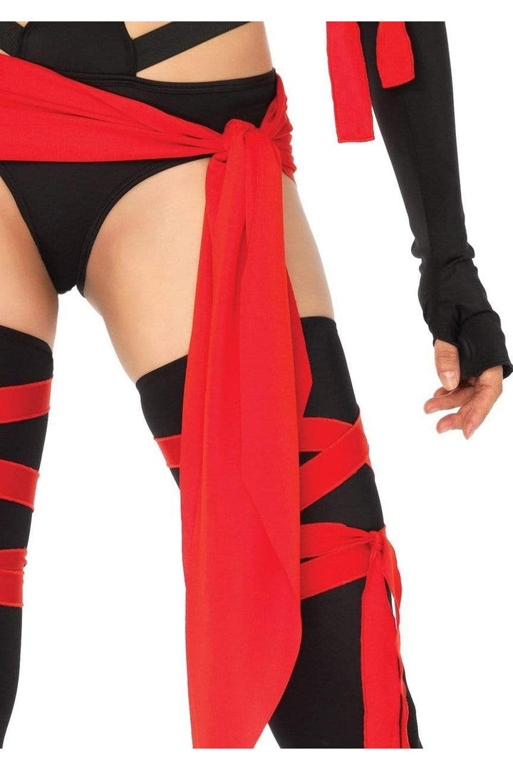 Leg Avenue Killer Ninja Costume Black/Red 5