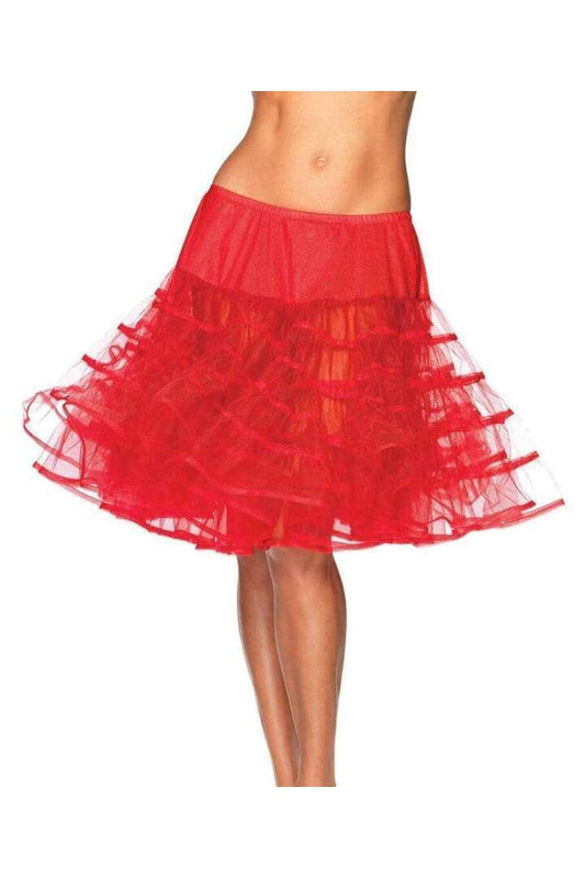 Leg Avenue Knee Length Layered Petticoat Costume Skirt in One Size 1