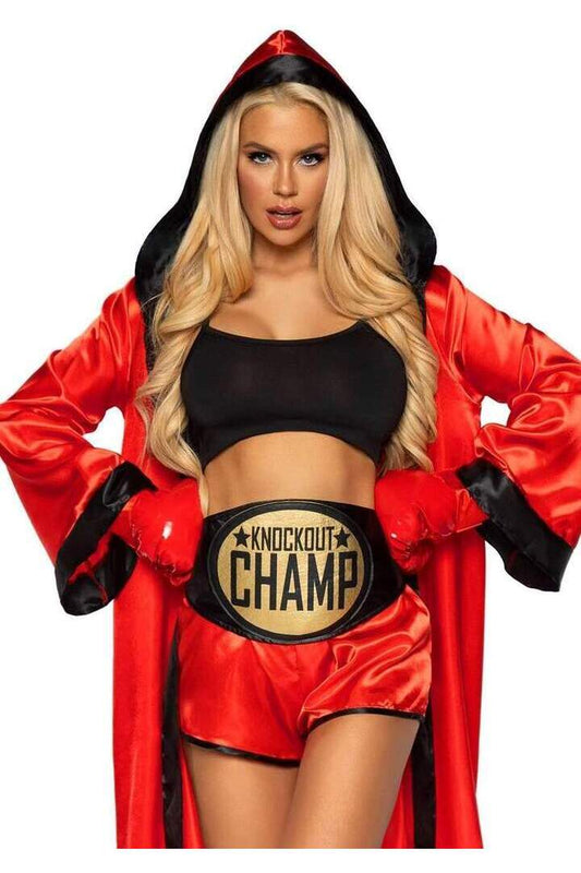 Leg Avenue Knockout Champ Boxer Costume in Red