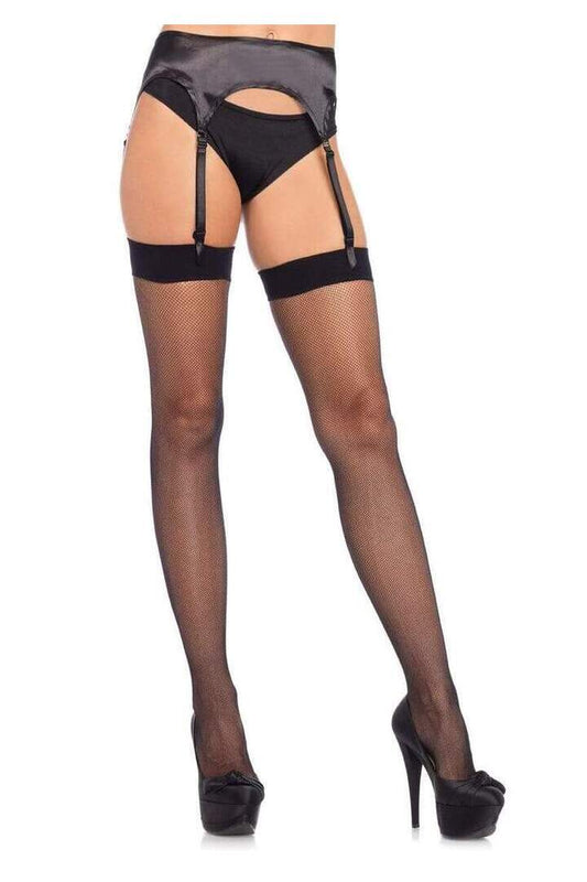 Leg Avenue Kumi Net Thigh High Stockings in One Size