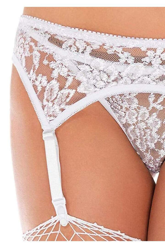 Leg Avenue Lolita Garter Belt & Thong Set in One Size 1