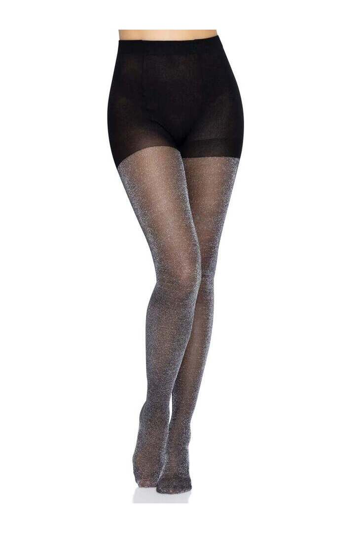 Leg Avenue Marsha Lurex Shimmer Tights in One Size 14