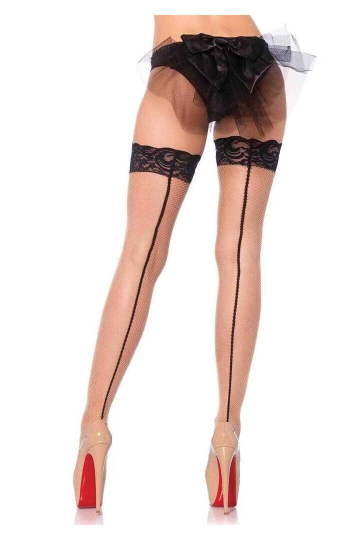 Leg Avenue May Fishnet Thigh High Stockings in One Size 9