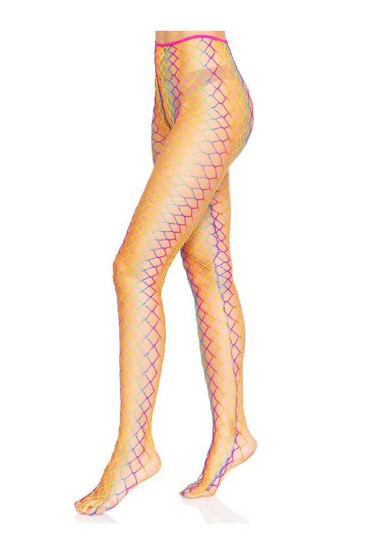 Leg Avenue Mazie Ombre Rainbow Tights Rainbow in One Size 2