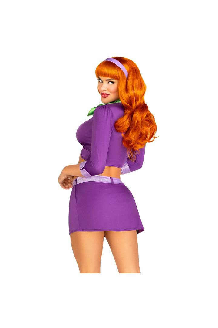 Leg Avenue Meddling Cutie Costume Purple 1