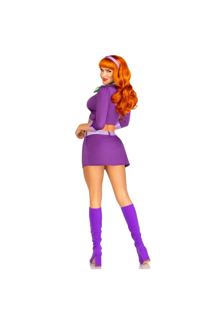 Leg Avenue Meddling Cutie Costume Purple 4